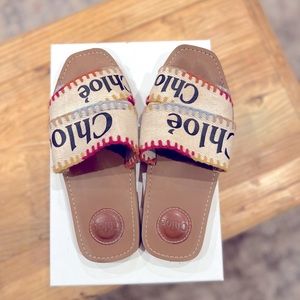 Authentic Chloe Woody Sandal/ Slides